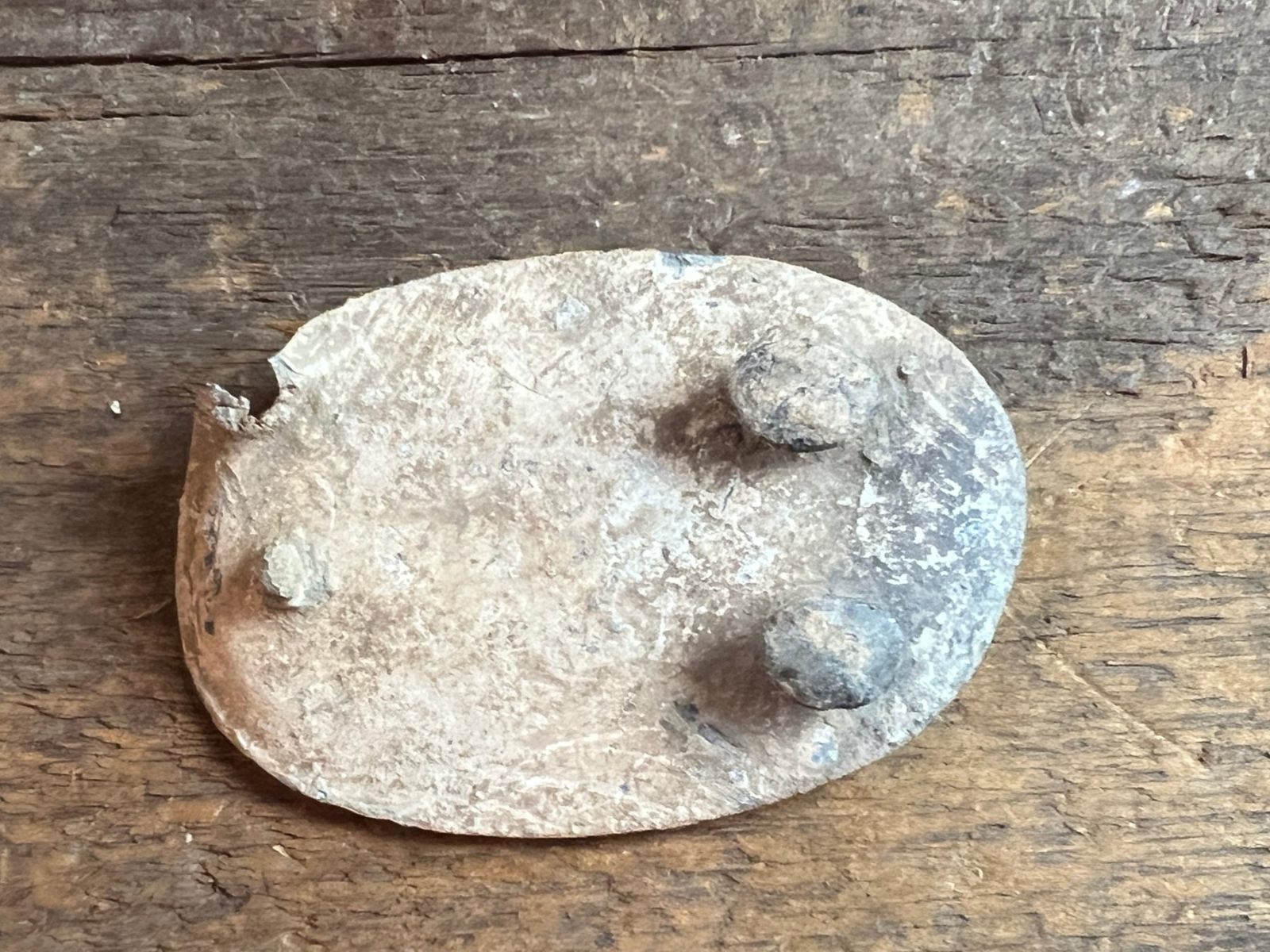 US Bullet Struck Original Buckle Recovered Kennesaw Mountain
