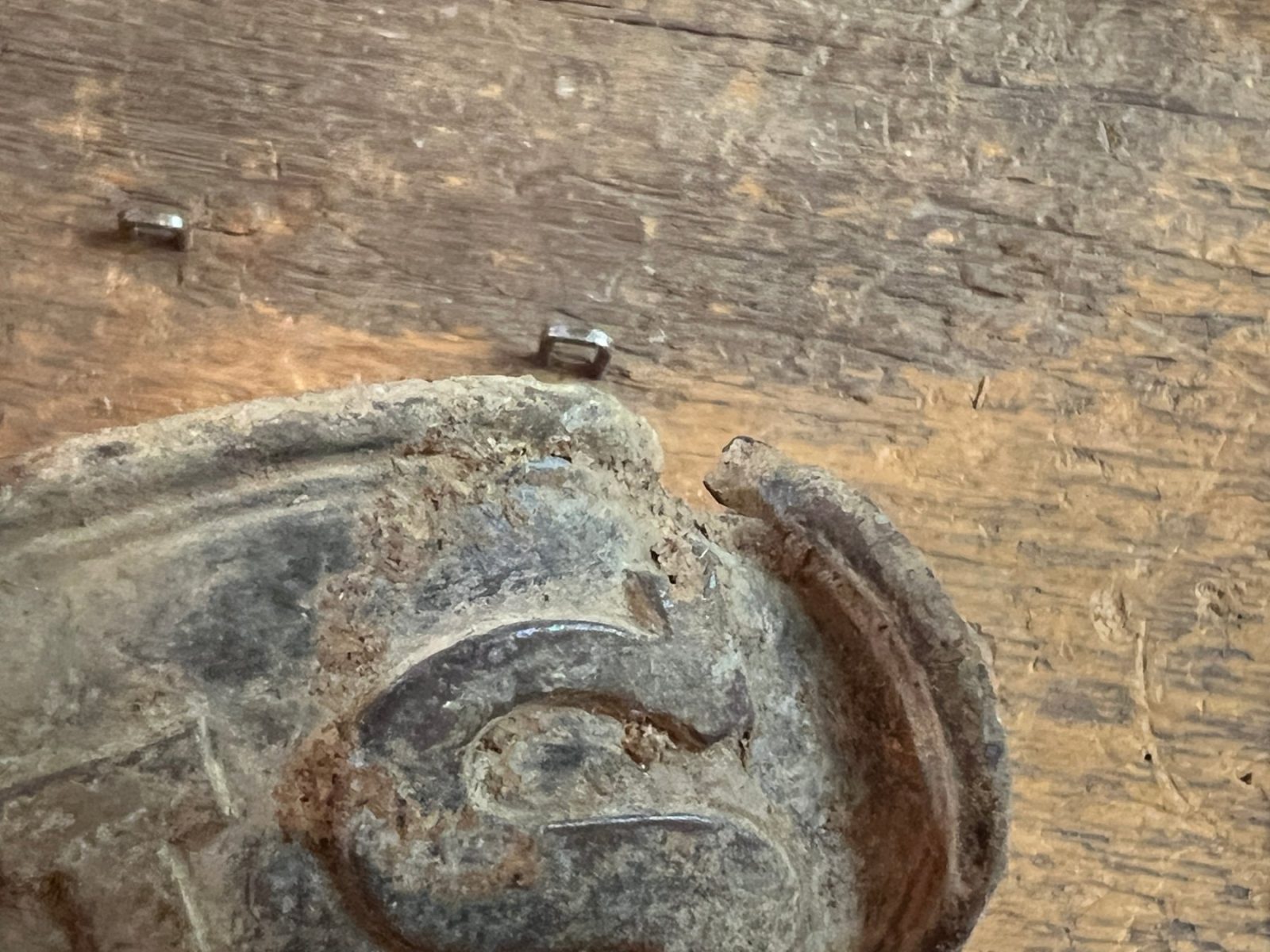 US Bullet Struck Original Buckle Recovered Kennesaw Mountain