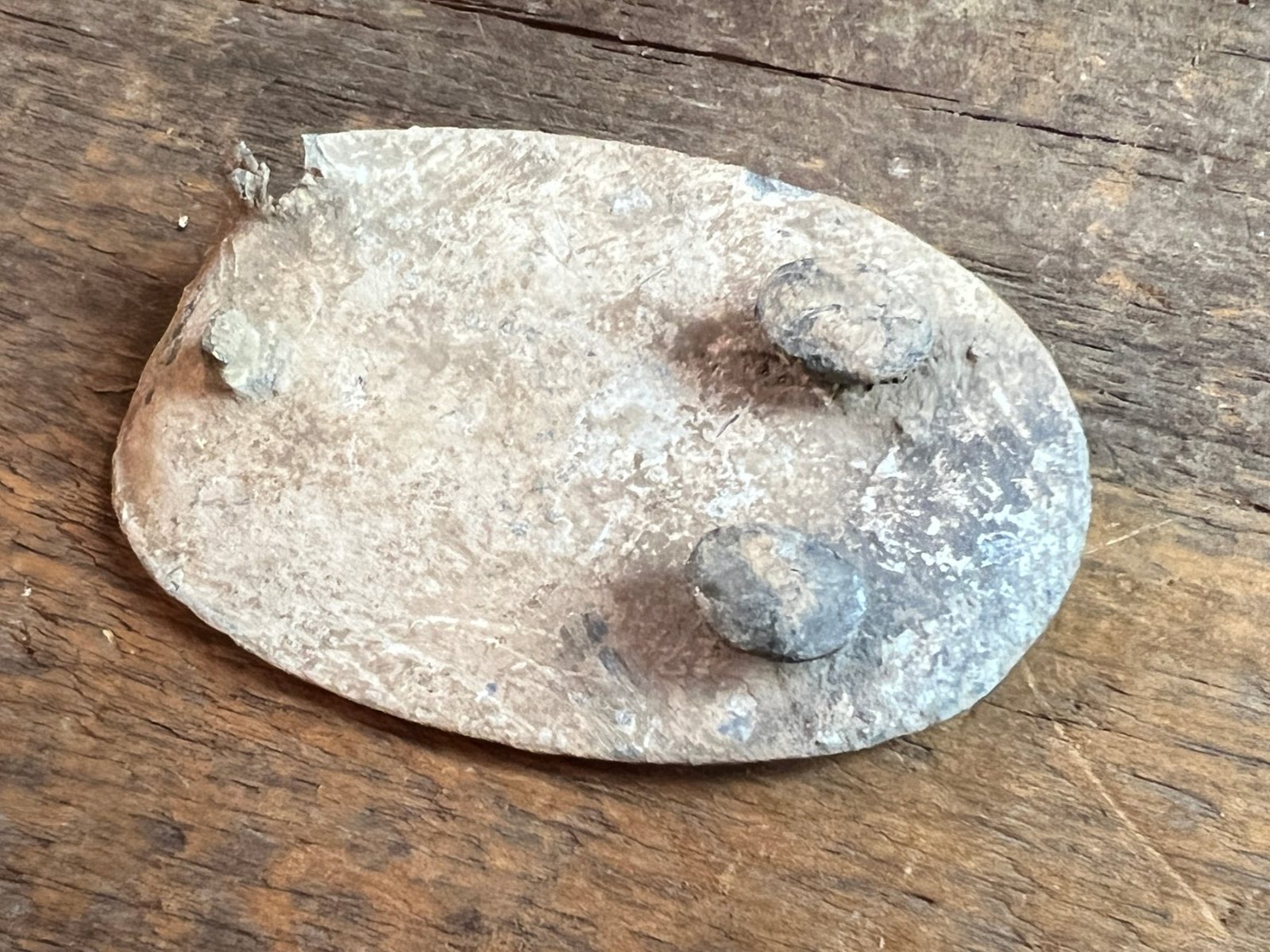 US Bullet Struck Original Buckle Recovered Kennesaw Mountain