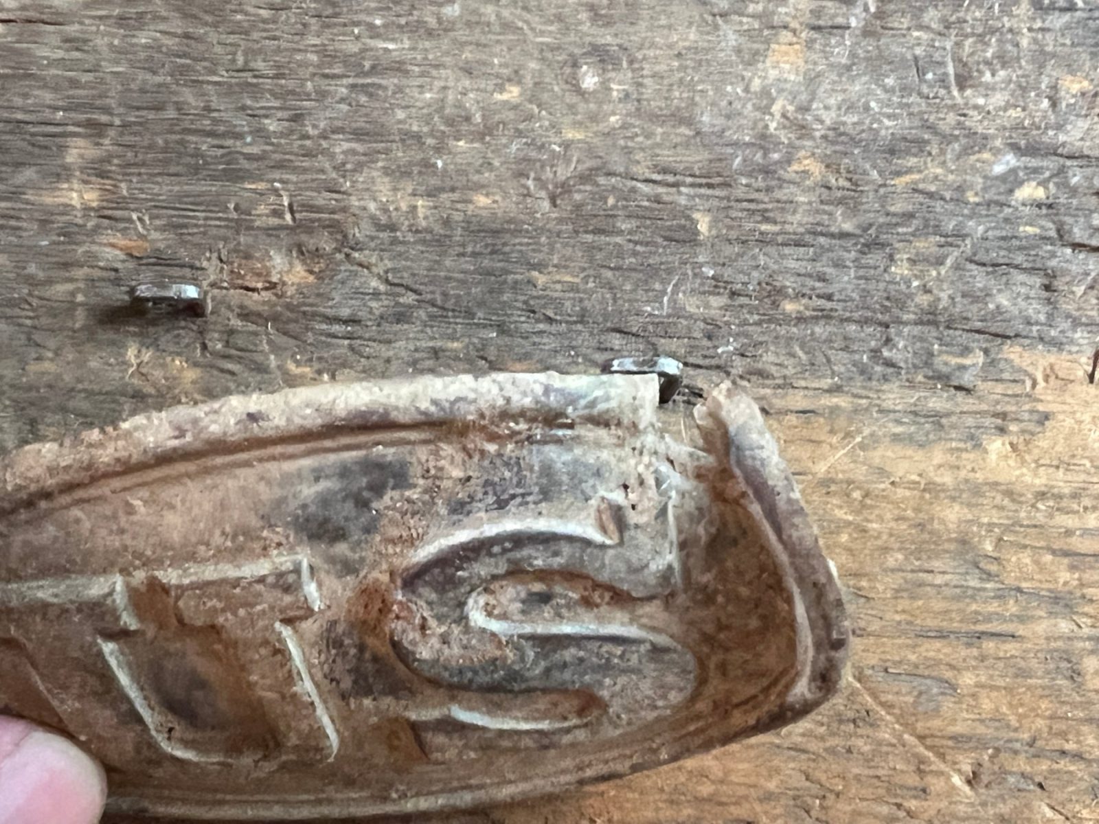 US Bullet Struck Original Buckle Recovered Kennesaw Mountain