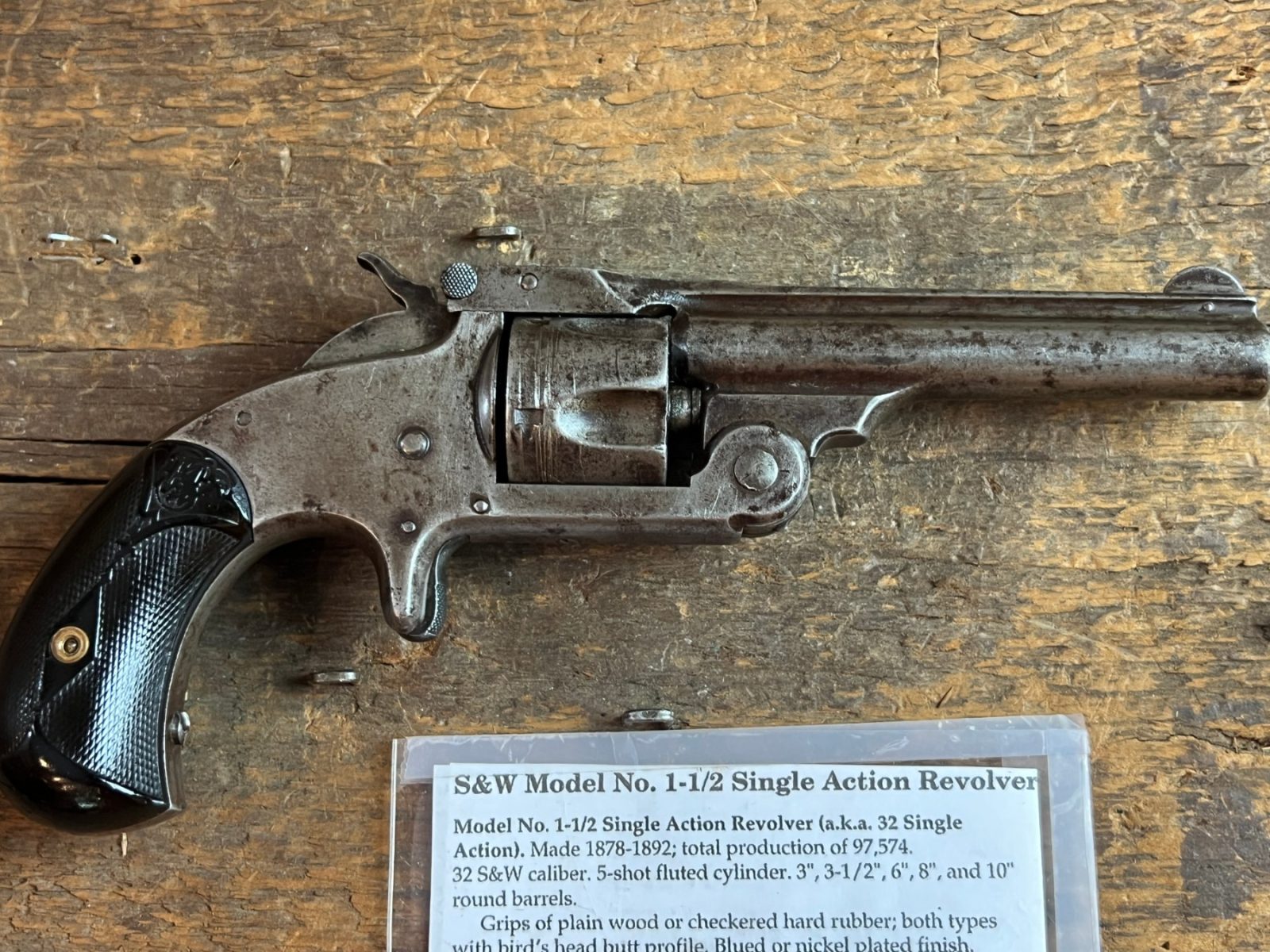 Smith & Wesson Model 1 1/2 Single Action Revolver