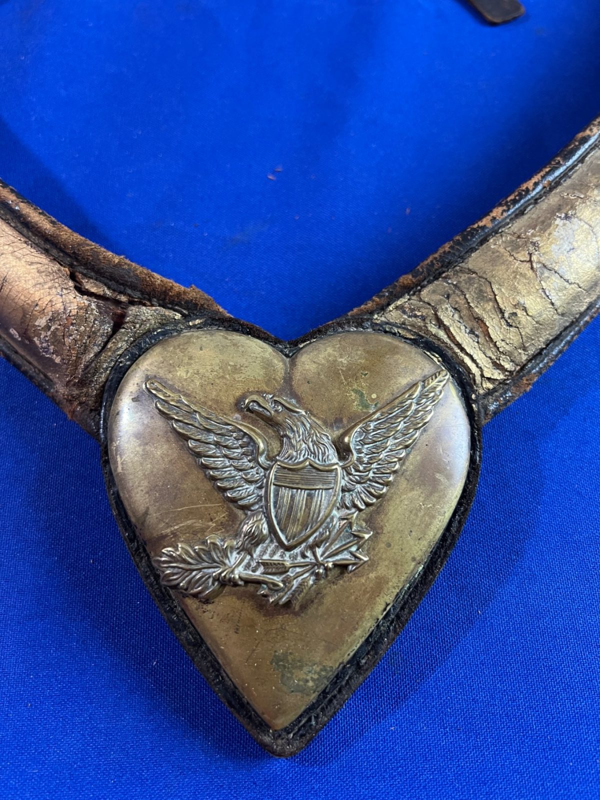 Civil War Cavalry Officer's Martingale Plate and Harness