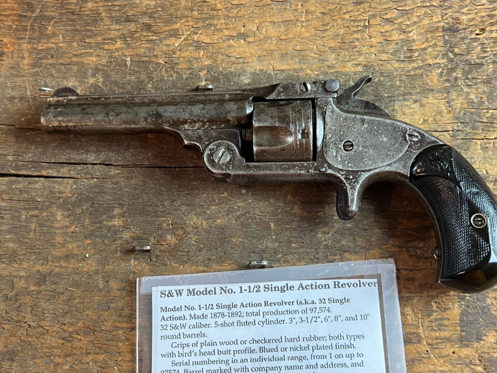 Smith & Wesson Model 1 1/2 Single Action Revolver