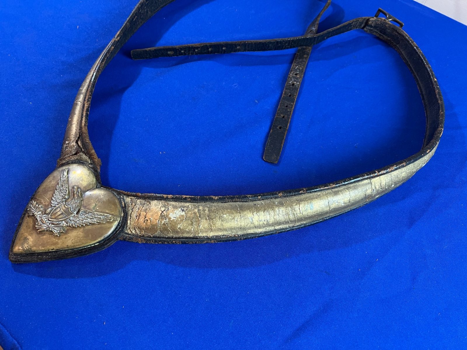 Civil War Cavalry Officer's Martingale Plate and Harness