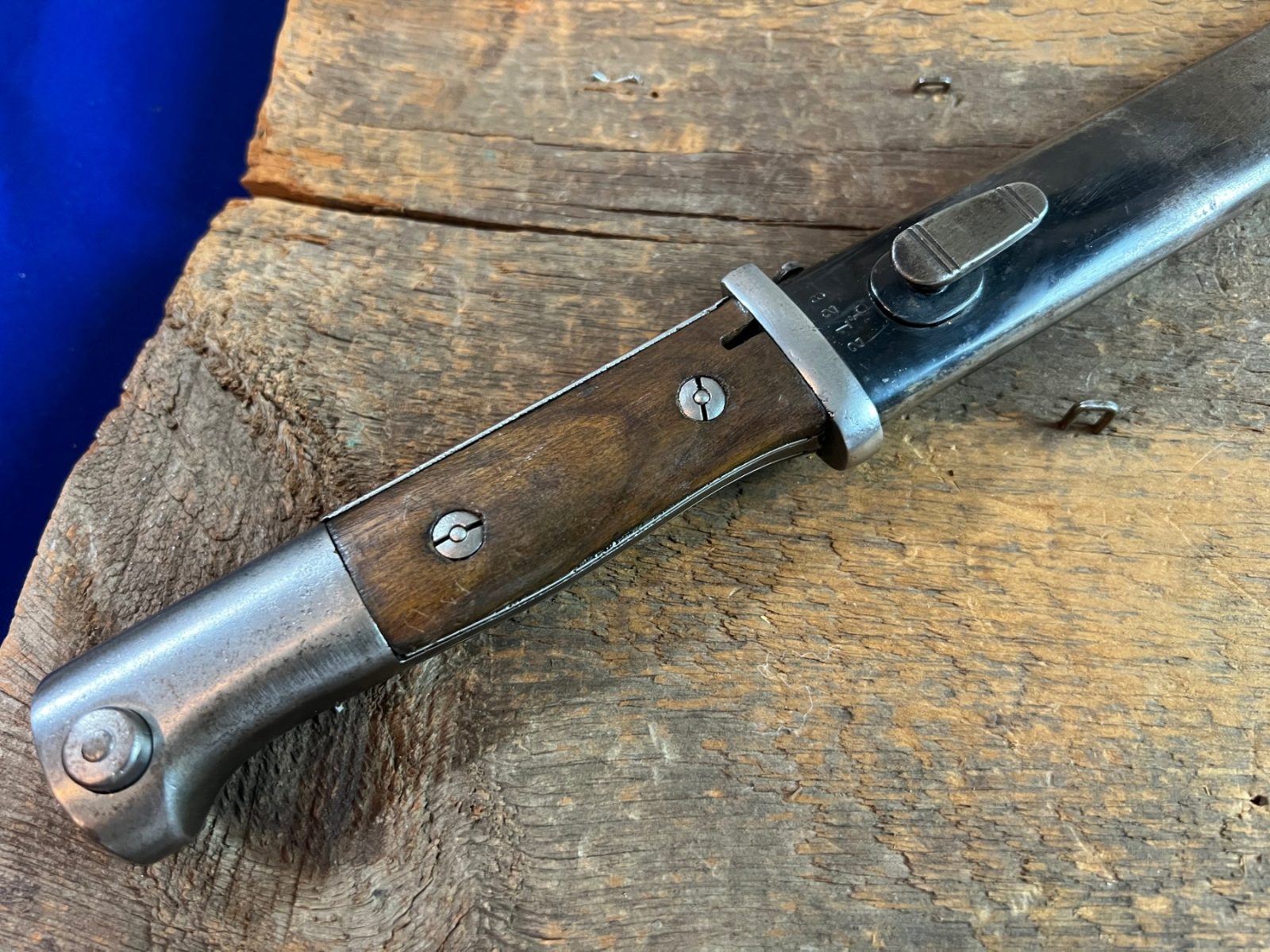 VERY NICE WW2 GERMAN K98 MAUSER BAYONET BY GEBR HARTKOPF.