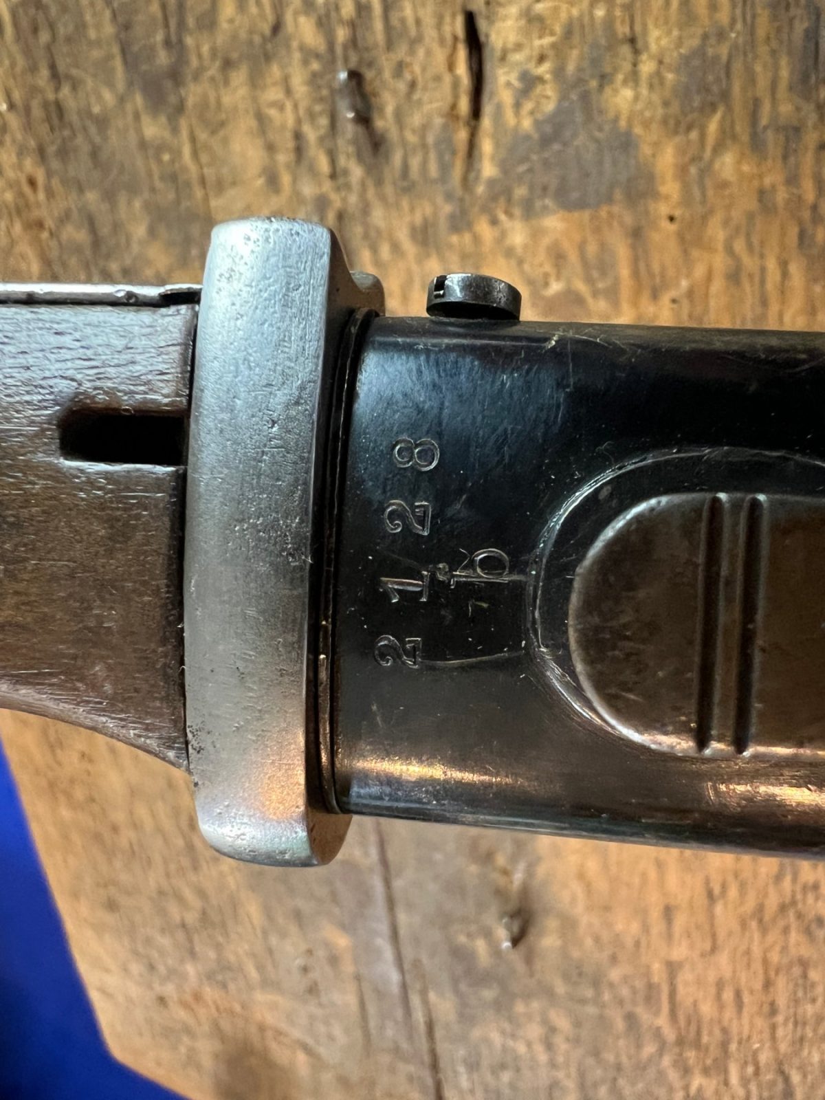VERY NICE WW2 GERMAN K98 MAUSER BAYONET BY GEBR HARTKOPF.