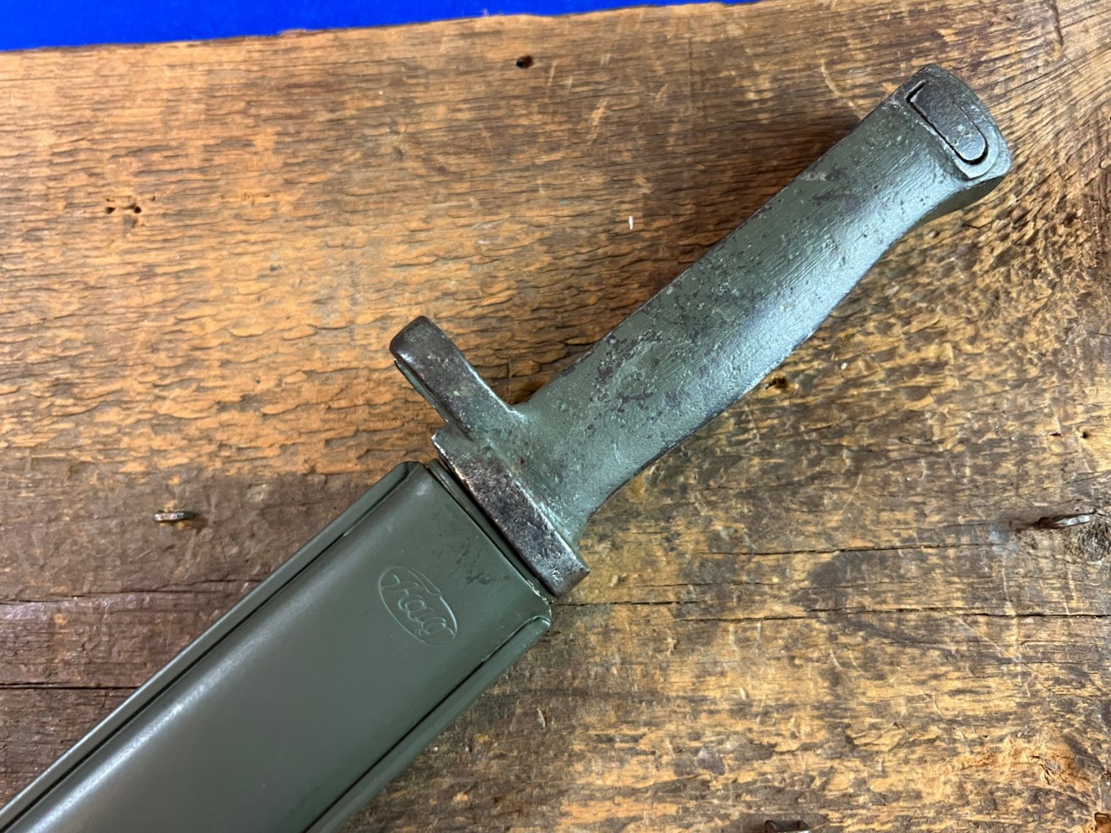 WW1 Imperial German Ersatz Bayonet & Scabbard Made By FAG