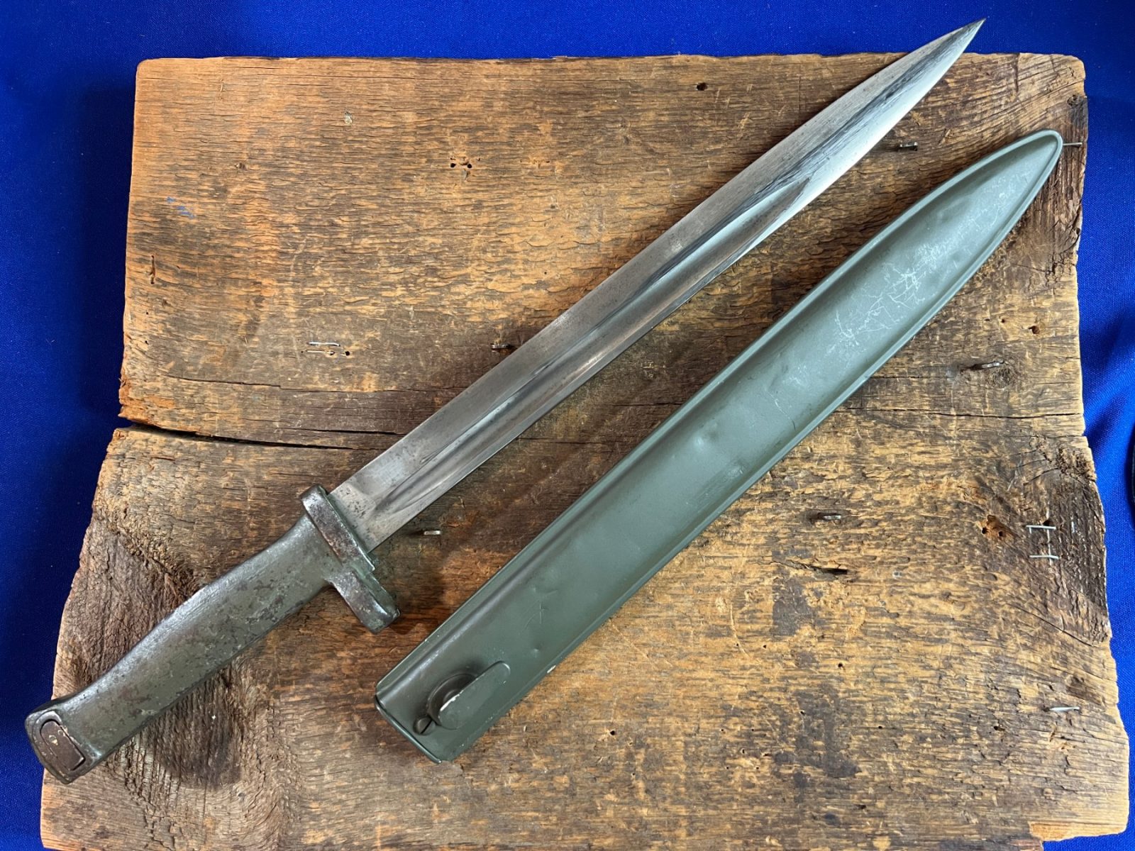 WW1 Imperial German Ersatz Bayonet & Scabbard Made By FAG