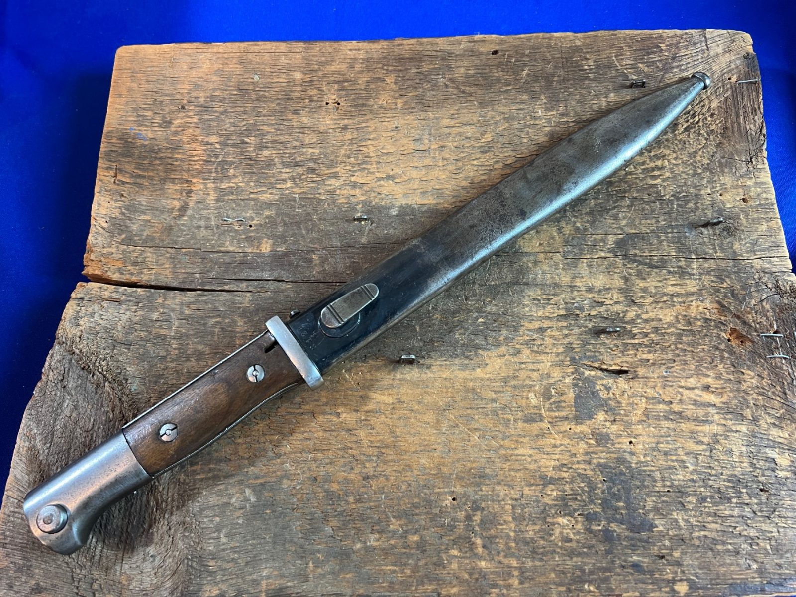 VERY NICE WW2 GERMAN K98 MAUSER BAYONET BY GEBR HARTKOPF.
