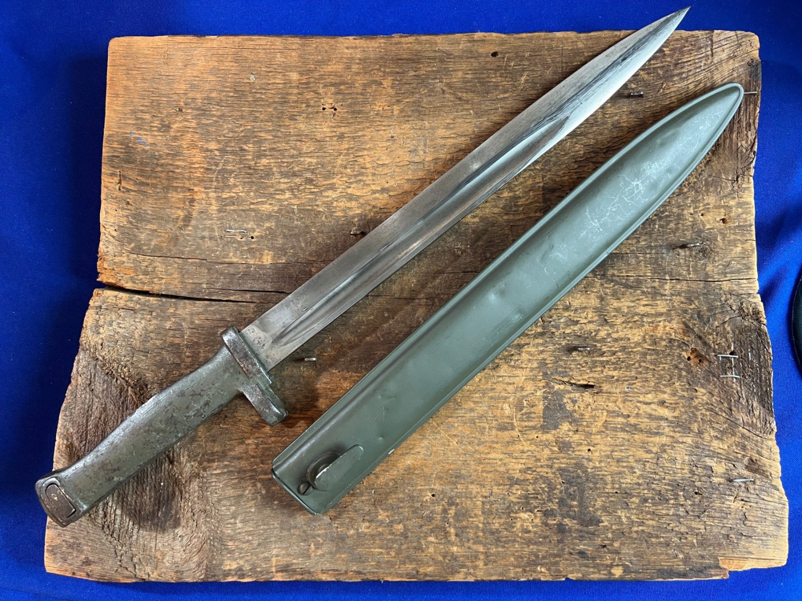 WW1 Imperial German Ersatz Bayonet & Scabbard Made By FAG
