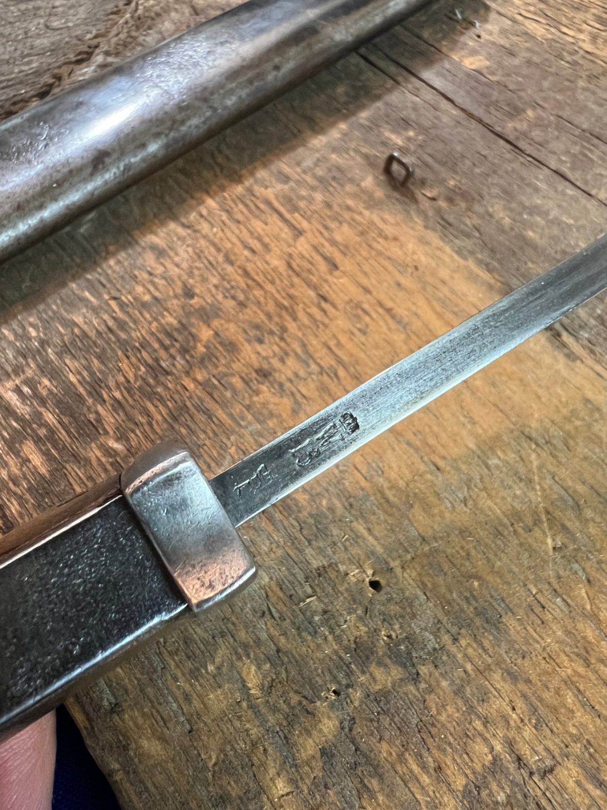 VERY NICE WW2 GERMAN K98 MAUSER BAYONET BY GEBR HARTKOPF.