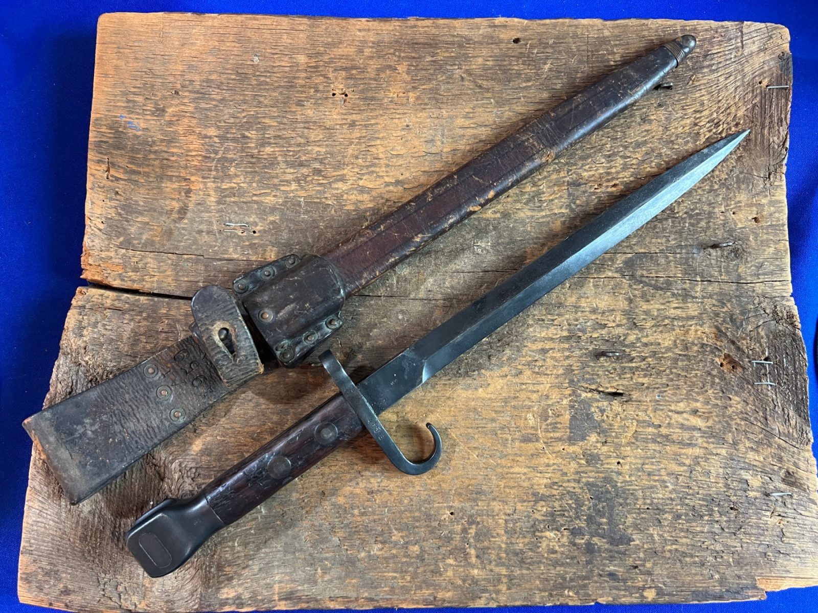 Dutch WWI M1895 Mannlicher Carbine No.1 Model Dagger Bayonet