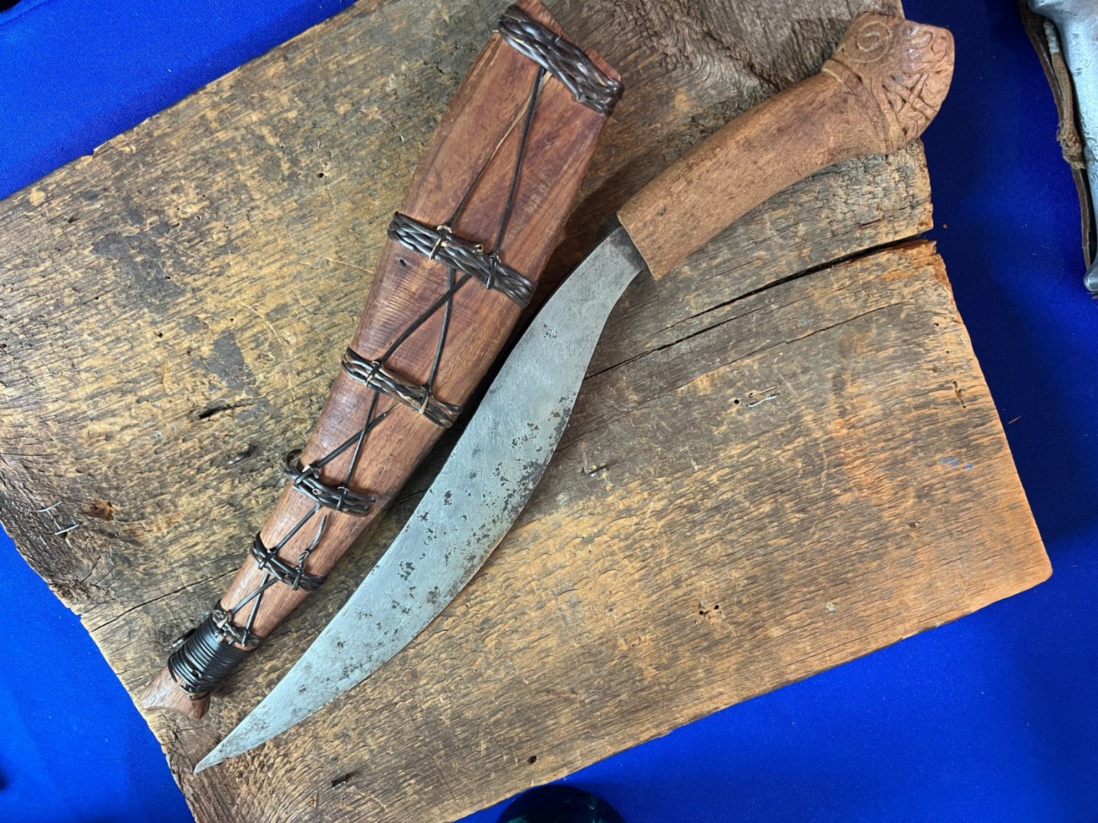 WW2 Philippines Victory Bolo Knife & Scabbard