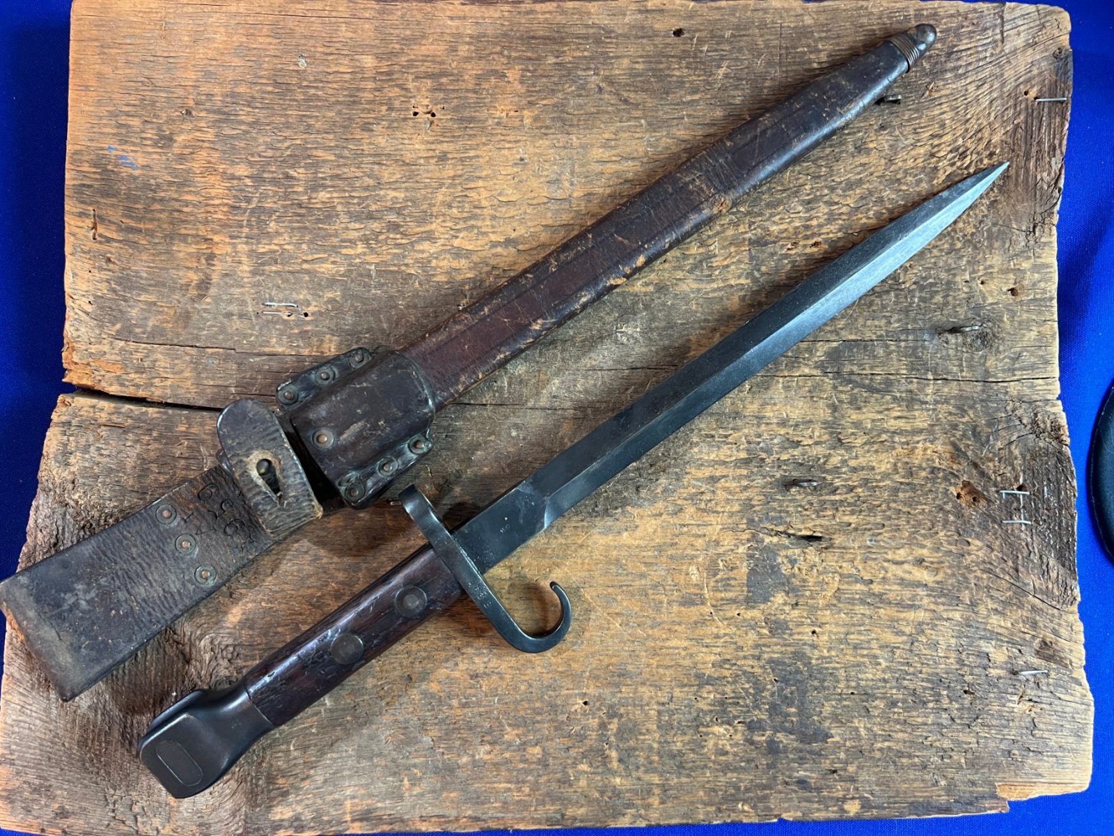Dutch WWI M1895 Mannlicher Carbine No.1 Model Dagger Bayonet