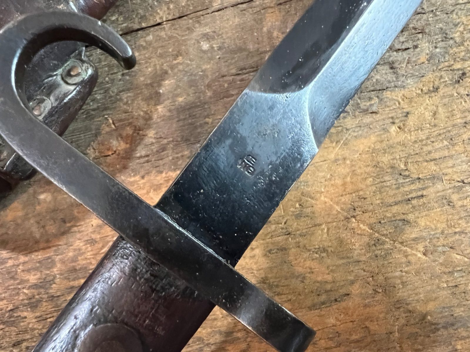 Dutch WWI M1895 Mannlicher Carbine No.1 Model Dagger Bayonet