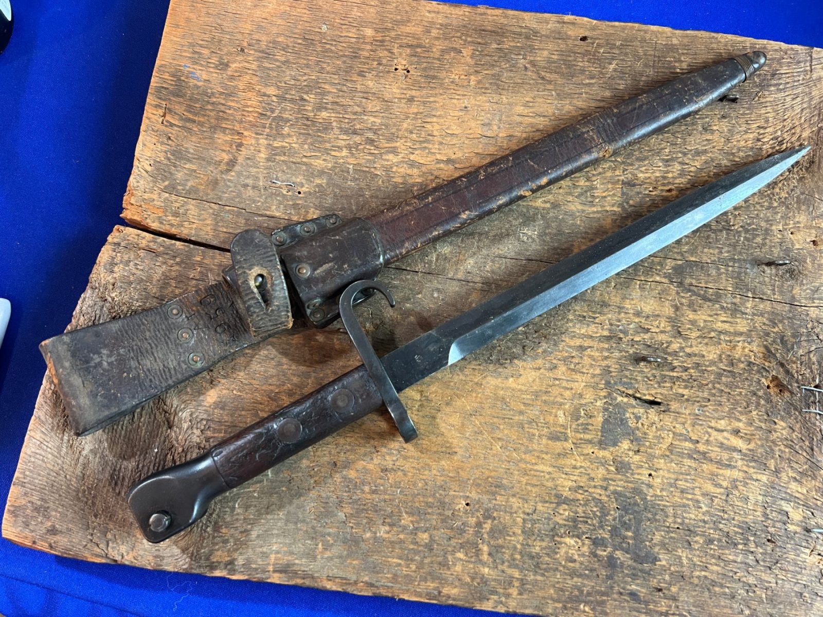 Dutch WWI M1895 Mannlicher Carbine No.1 Model Dagger Bayonet