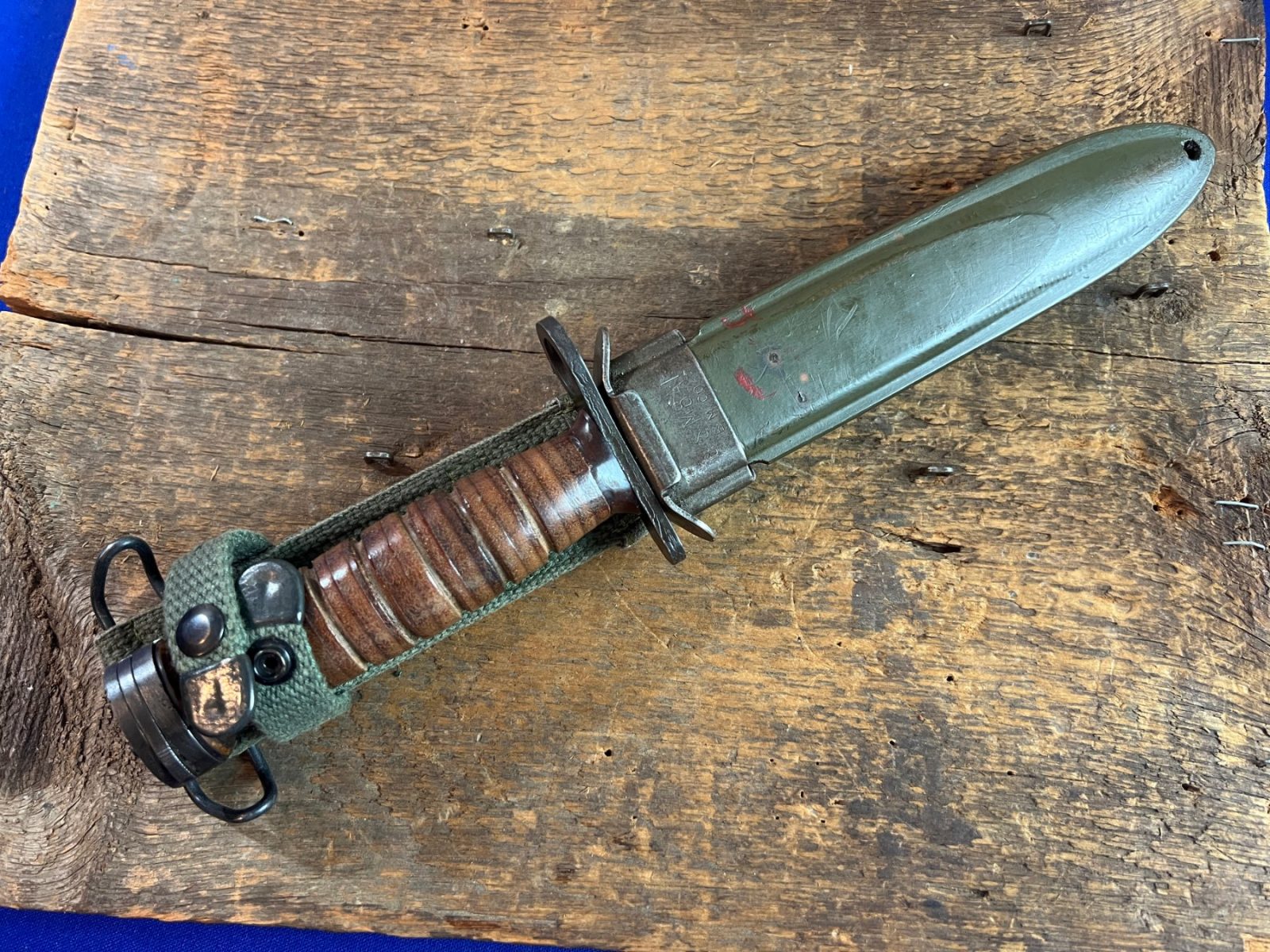 Original WW2 US Pal M1 Carbine Bayonet with M8 Sheath