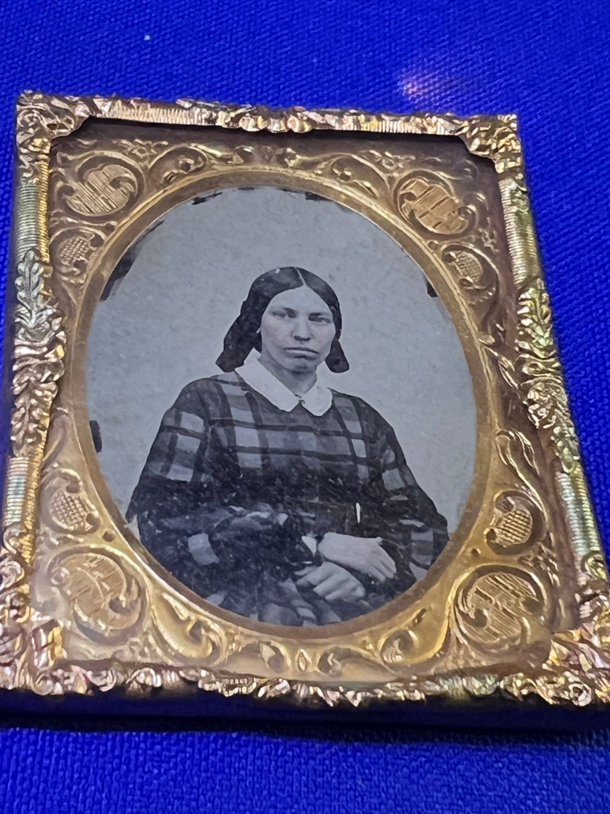 Ruby Ambrotype Cased Photograph of a Black Women ID 1861