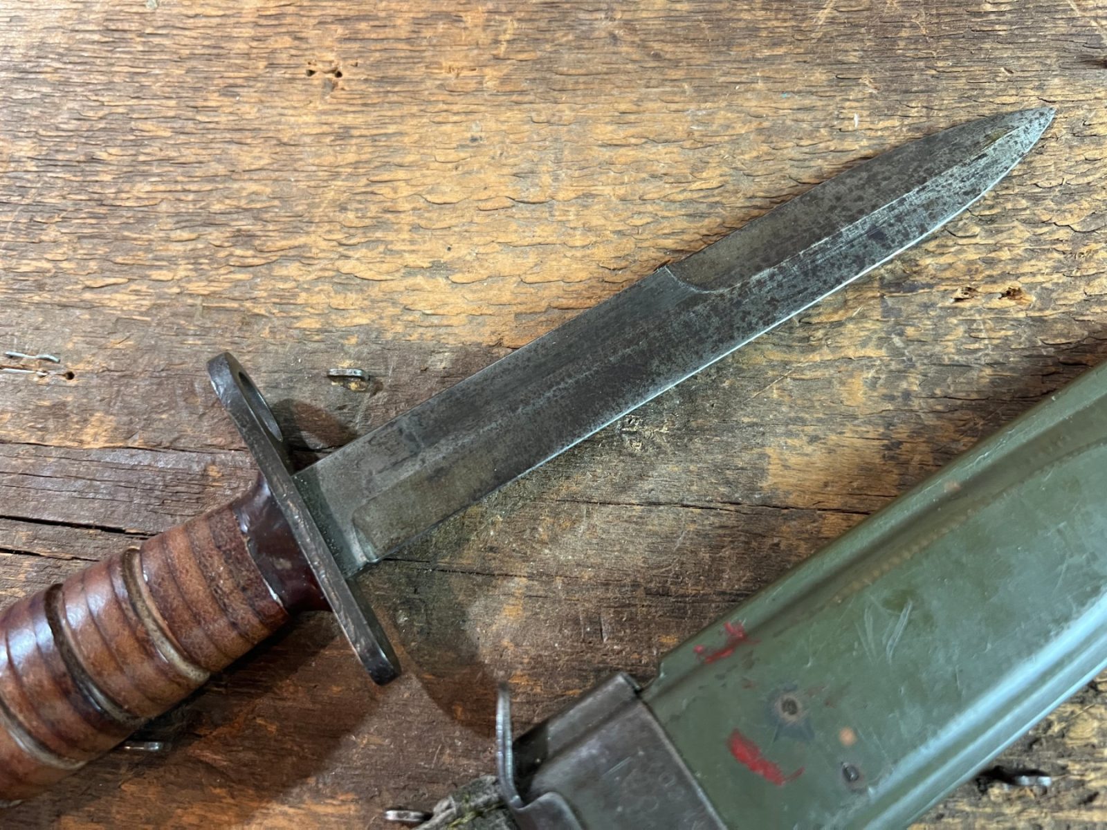Original WW2 US Pal M1 Carbine Bayonet with M8 Sheath