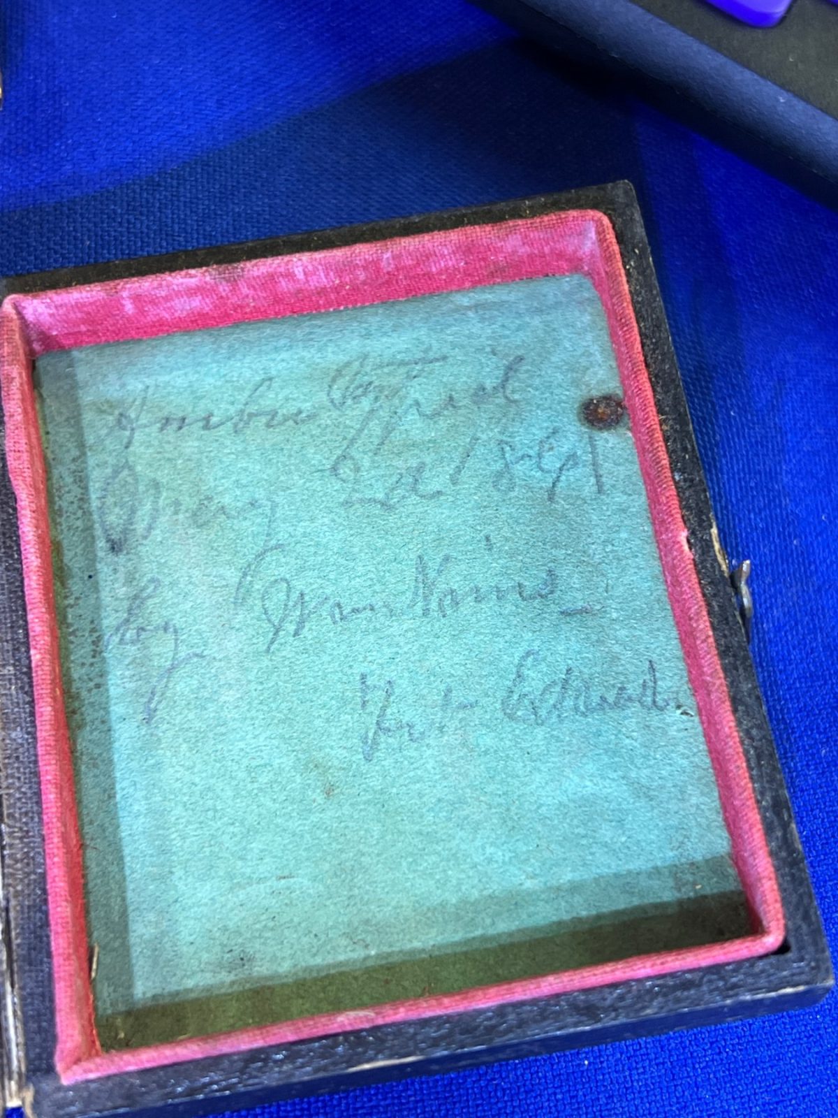 Ruby Ambrotype Cased Photograph of a Black Women ID 1861