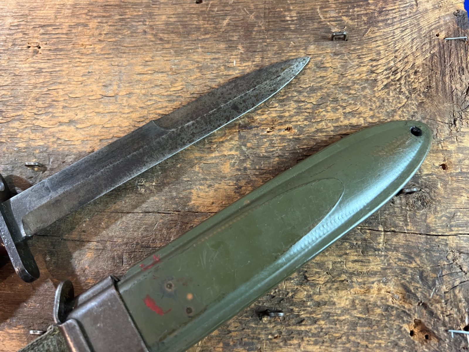 Original WW2 US Pal M1 Carbine Bayonet with M8 Sheath