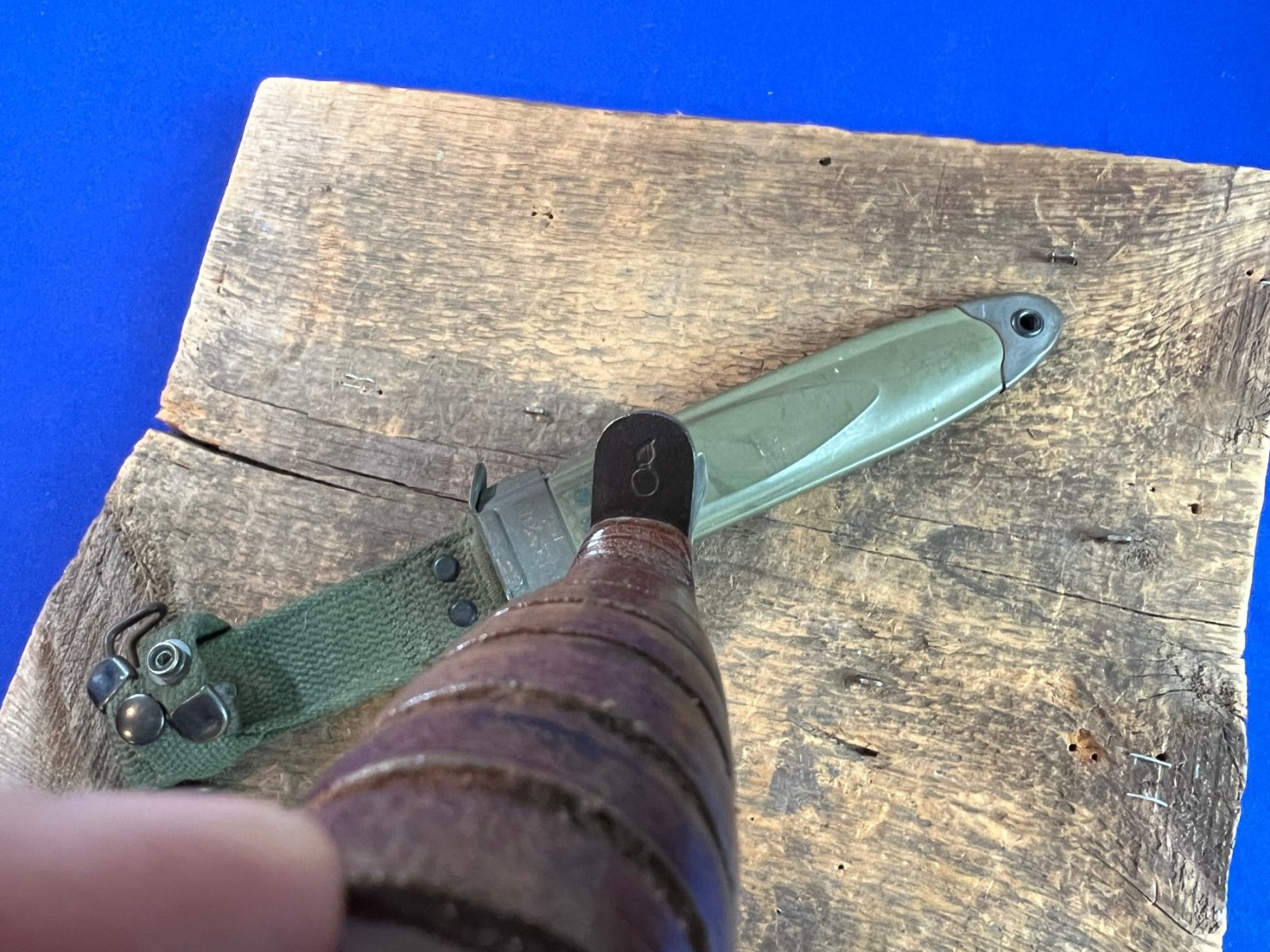 Original WW2 US CASE M1 Carbine Bayonet with M8A1 Sheath