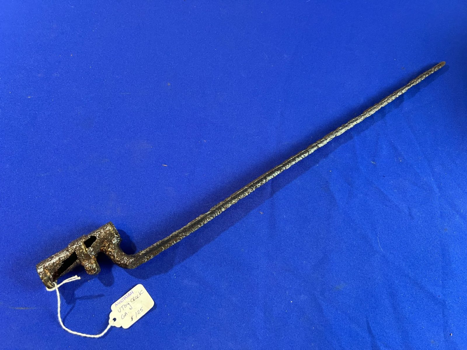 Dug Austrian Lorenz Socket Bayonet Recovered at UTOY Creek GA