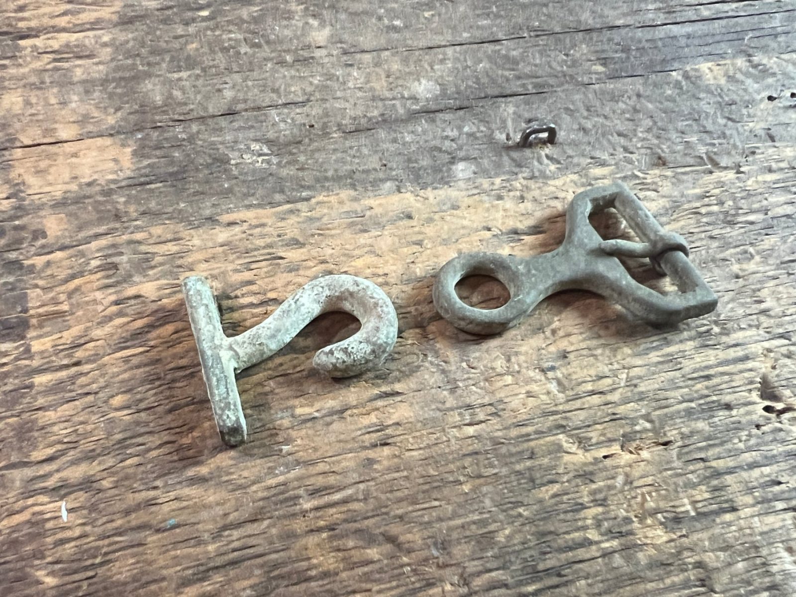 Dug Isaacs Campbell Confederate Knapsack Buckle & Hook