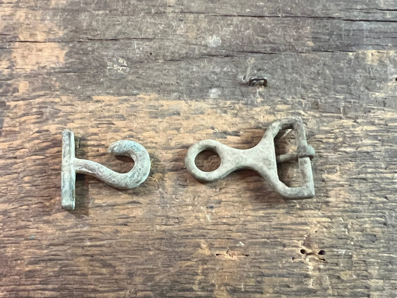 Dug Isaacs Campbell Confederate Knapsack Buckle & Hook