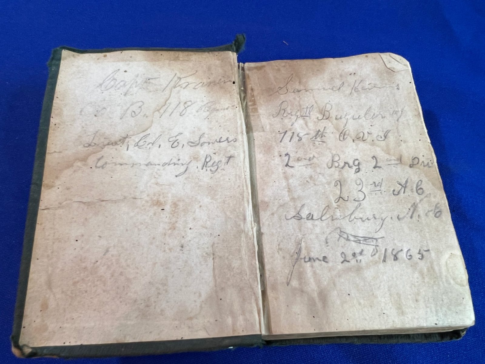 CASEYS INFANTRY TACTICS BOOK O.V.I OHIO 118TH REGIMENT DAVID M. DOTY