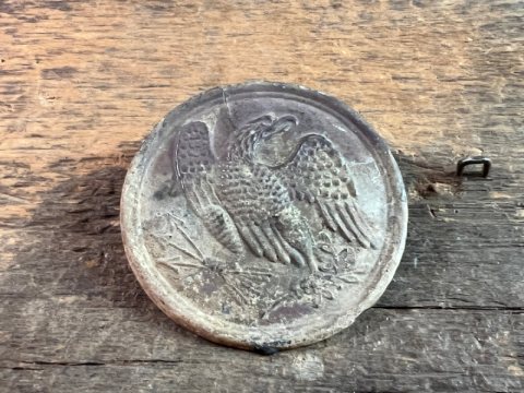 Dug Union Eagle Breastplate Recovered Chattanooga TN