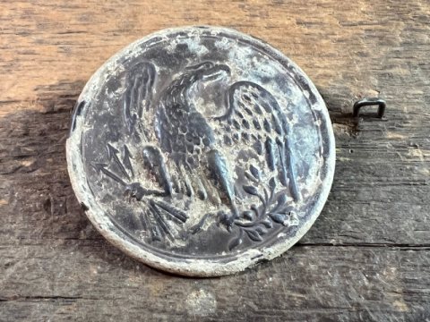 Dug Union Eagle Breastplate Recovered Chattanooga TN