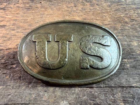 Beautiful Non Dug US M-1839 Enlisted Man’s Puppy Paw Belt Buckle
