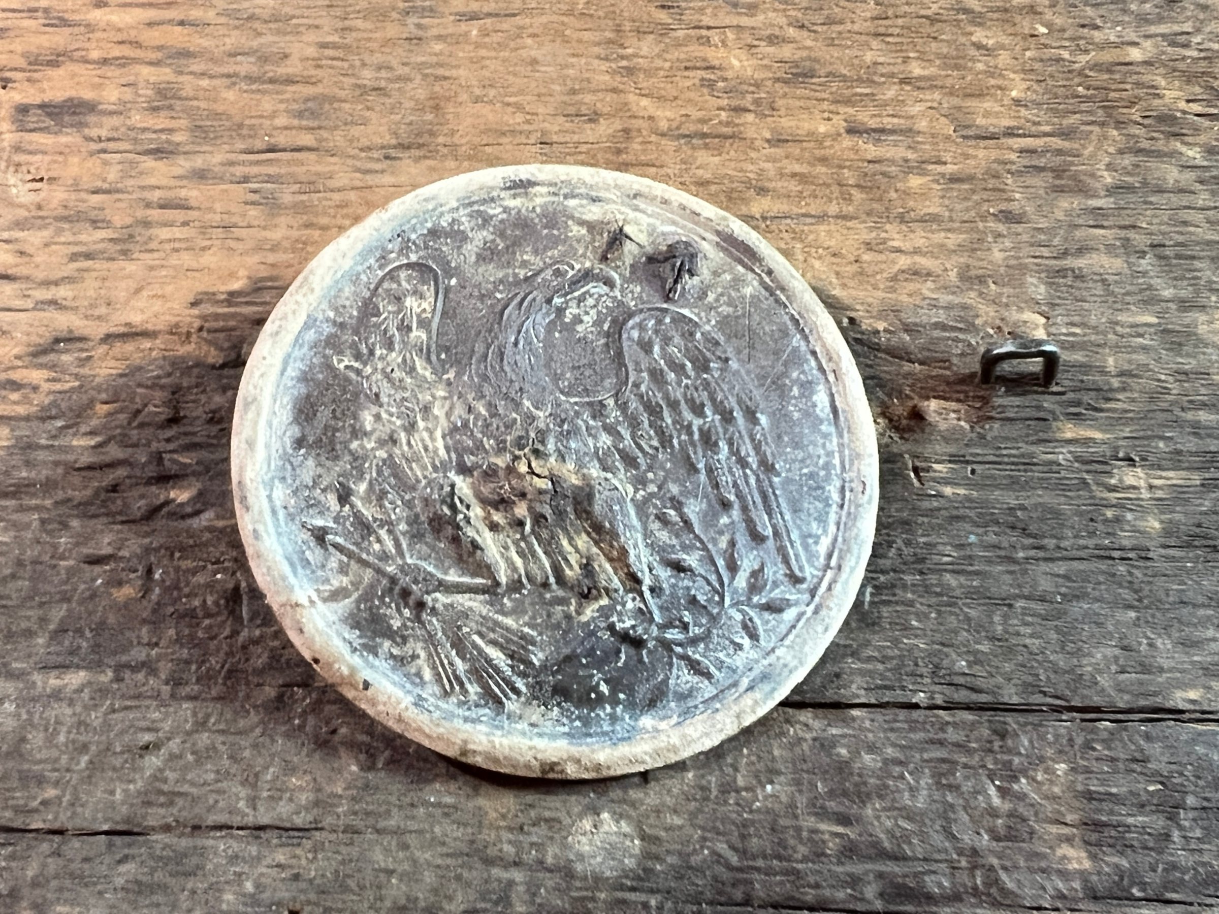 Dug Union Eagle Breastplate Recovered Chattanooga TN