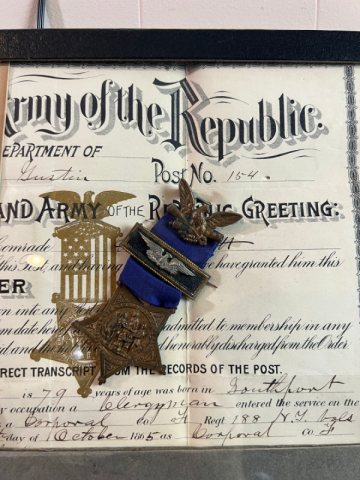 Civil War Union Veteran Grouping of A. M. Mott 188th NYV
