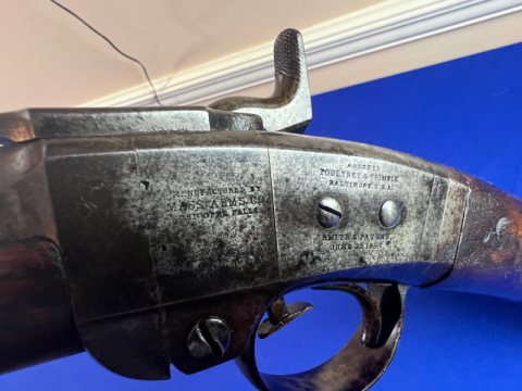 Civil War Era Smith Carbine Model 1863 .50Cal MFG Mass Arms Co.