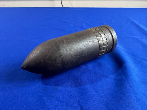 Original WW2 British 6 Pounder Tank Shell Head