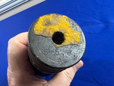 Original WW2 British 6 Pounder Tank Shell Head