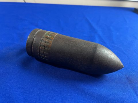Original WW2 British 6 Pounder Tank Shell Head