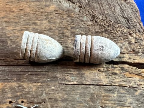 Two Dropped 69 Caliber Three Ring Bullets Dallas GA