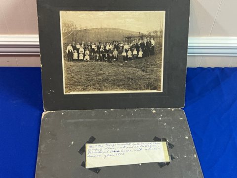 Two Large 1903 Mendell Family Albumen Photographs at Wilson's Creek
