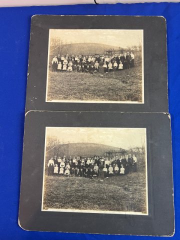 Two Large 1903 Mendell Family Albumen Photographs at Wilson's Creek