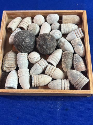 29 Dug Bullets and Case Shot from the Orphan Brigade Line at Dallas GA