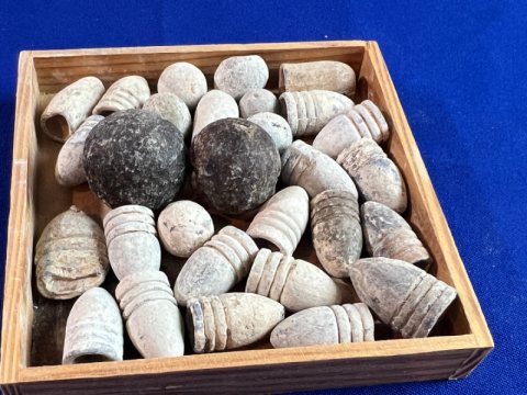 29 Dug Bullets and Case Shot from the Orphan Brigade Line at Dallas GA