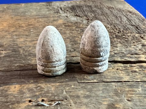 Two Dropped 69 Caliber Three Ring Bullets Dallas GA