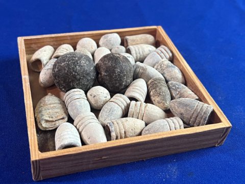29 Dug Bullets and Case Shot from the Orphan Brigade Line at Dallas GA