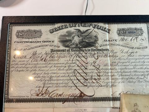 Civil War Union Veteran Grouping of Allen D. Bonner 110th NYV
