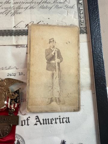 Civil War Union Veteran Grouping of Allen D. Bonner 110th NYV