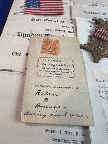Civil War Union Veteran Grouping of Allen D. Bonner 110th NYV