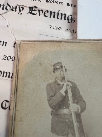 Civil War Union Veteran Grouping of Allen D. Bonner 110th NYV